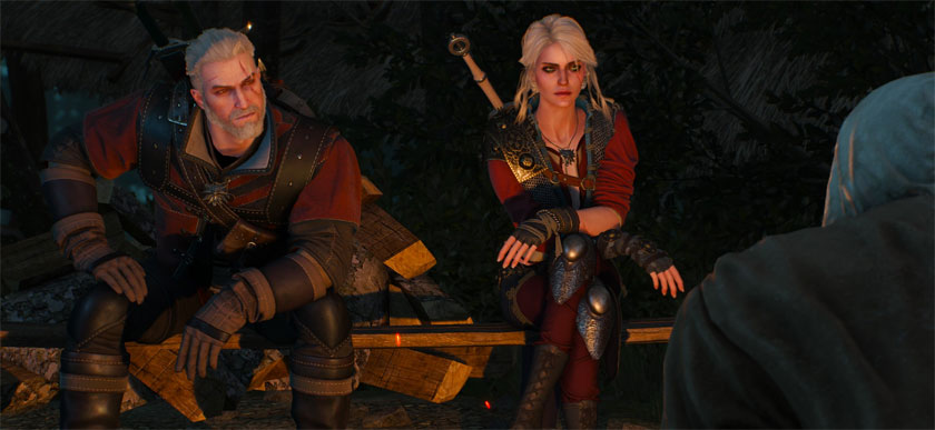 Geralt and Ciri in The Witcher 3