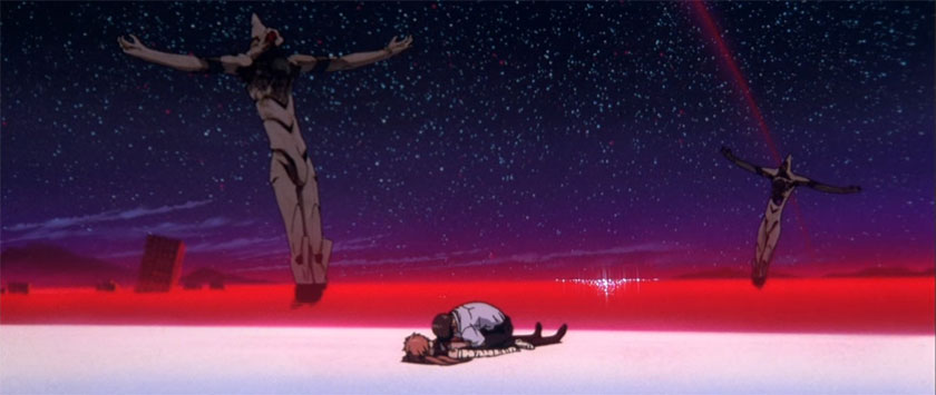 Scene from End of Evangelion